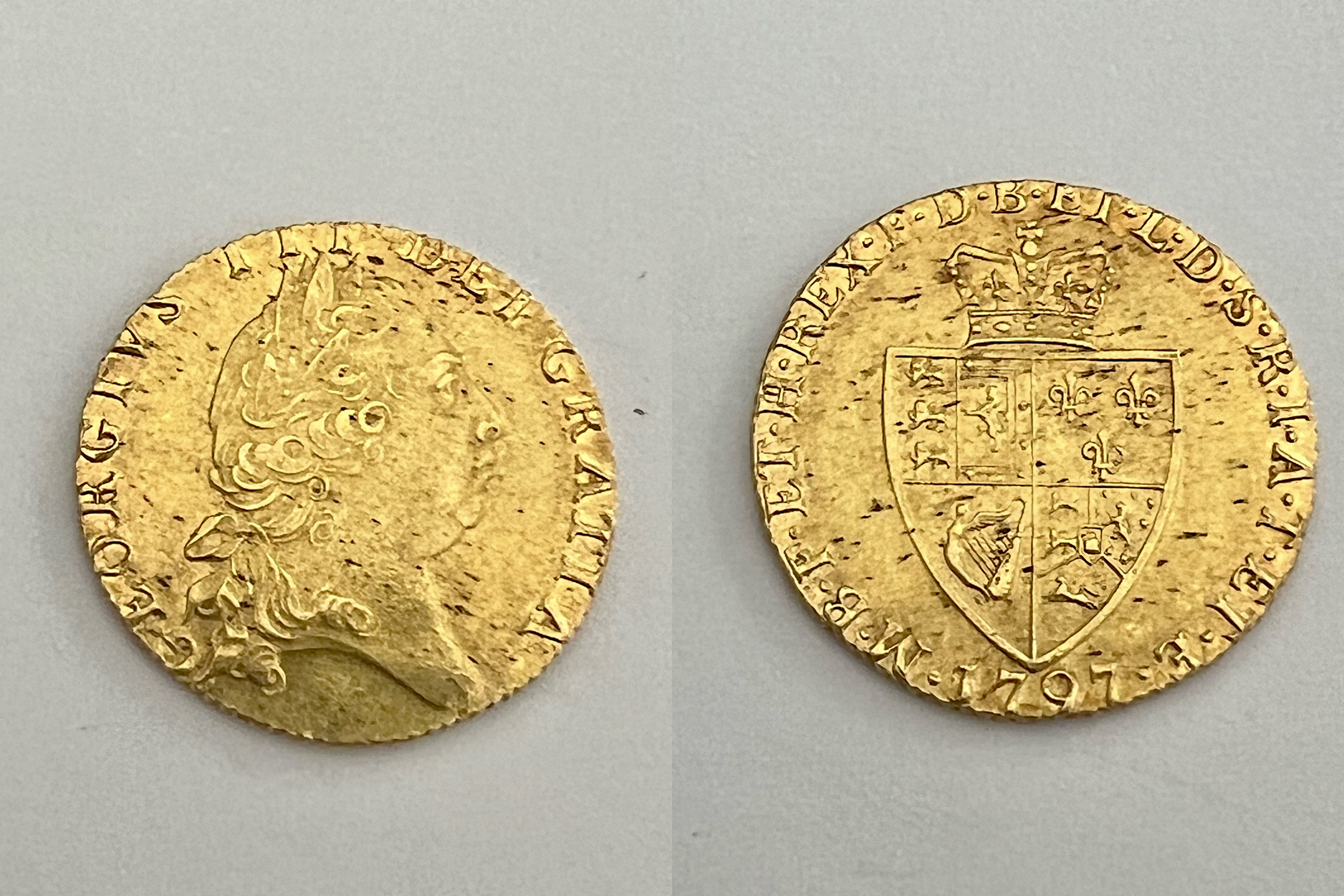 Inghilterra, Giorgio III, Ghinea 1797 qFDC